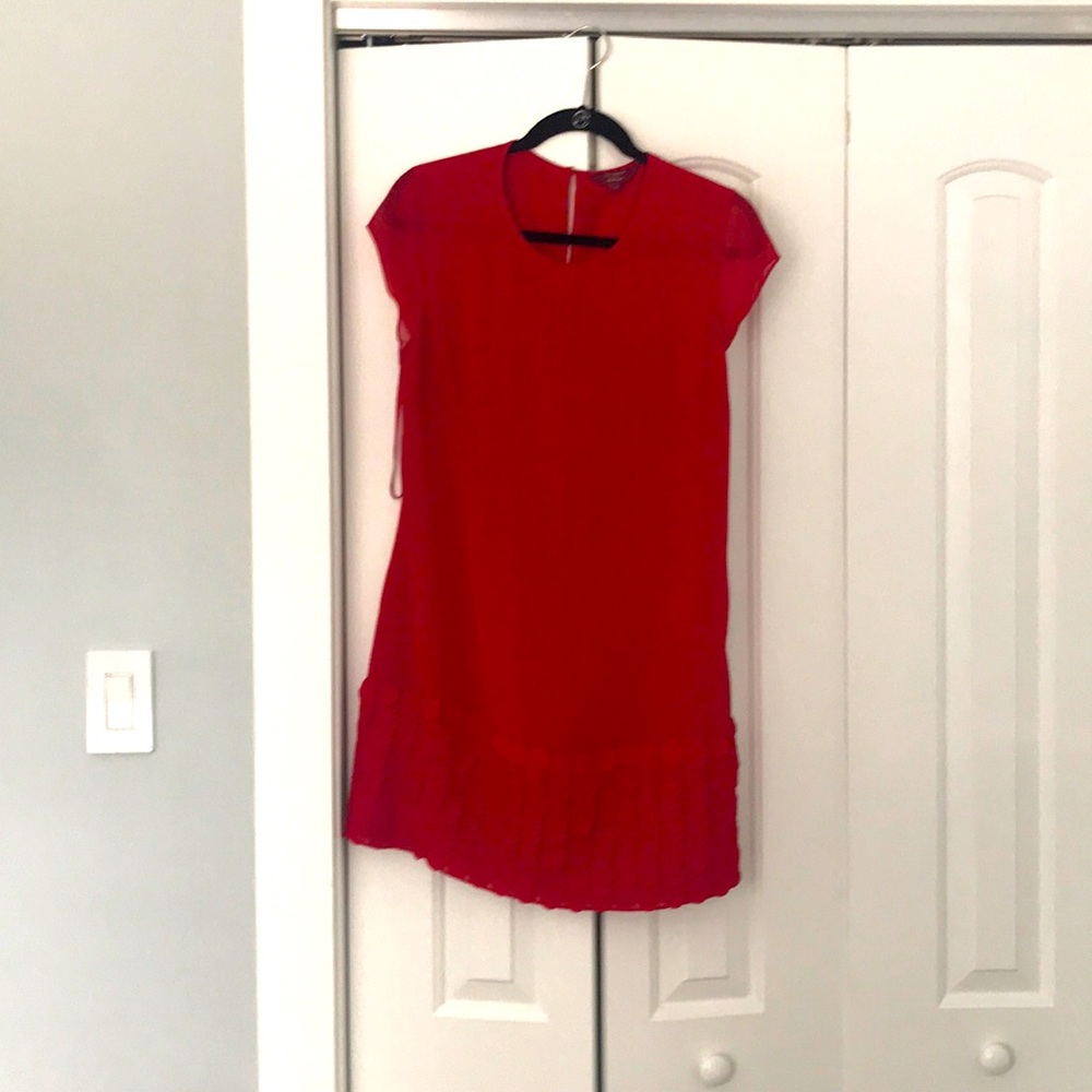 Red cocktail dress
